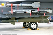F-15E with AIM-9 Sidewinder missiles and GBU-24 Paveway III laser-guided bombs