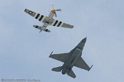 Jim Beaseley P-51D Mustang, NL51JB and F-16CJ Fighting Falcon 940048 SW from 77 FS 