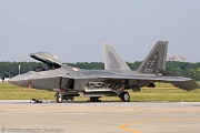 F-22 Raptor 04-4073 FF from 94th FS 'Hat in the Ring' 1st FW Langley AFB, VA
