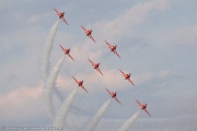 Red Arrows in Diamond formation