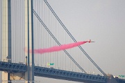 Red Arrows over Staten Island, NY