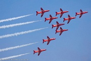 Red Arrows Eagle formation