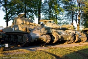 Tanks waiting for ground battle