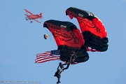 The Black Daggers are the official US Army Special Operations Command Parachute Demonstration Team