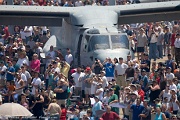 Airshow spectators around MV-22 Osprey