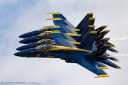 US Navy Blue Angels echelon pass