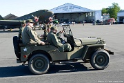 YF08_018 History roars to life - World War II reanactors and their vehicles and equipment at Mid Atlantic Air Museum Airshow