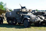 YF08_025 History roars to life - World War II reanactors and their vehicles and equipment at Mid Atlantic Air Museum Airshow