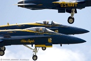 Blue Angels in tight formation