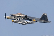 FotoDJ USAF Heritage flight F-22 and P-51 Mustangs