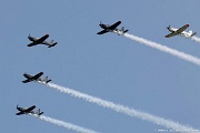 Formation of trainers Oshkosh airshow - formation of trainers