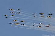 Formation of trainers Oshkosh airshow - formation of trainers