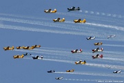 Formation of trainers Oshkosh airshow - formation of trainers