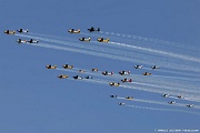 Formation of trainers Oshkosh airshow - formation of trainers