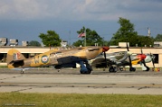 WG16_630 Hurricane, Spitfire, Me-109 and Fw-190
