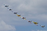 XE06_130 The Full Throttle Formation Team from Atlanta Georgia is the largest precision formation airshow team in America flying Van's Aircraft.