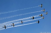 XE06_132 The Full Throttle Formation Team from Atlanta Georgia is the largest precision formation airshow team in America flying Van's Aircraft.
